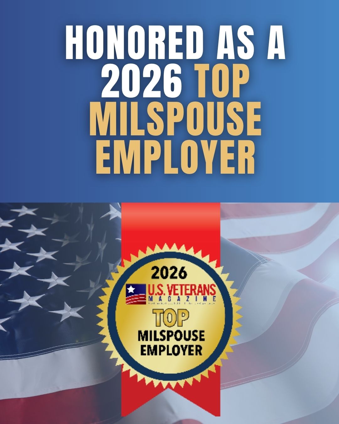 Top MilSpouse Employer logo